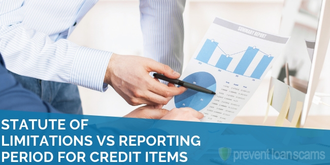 Statute of Limitations vs Reporting Period for Credit Items